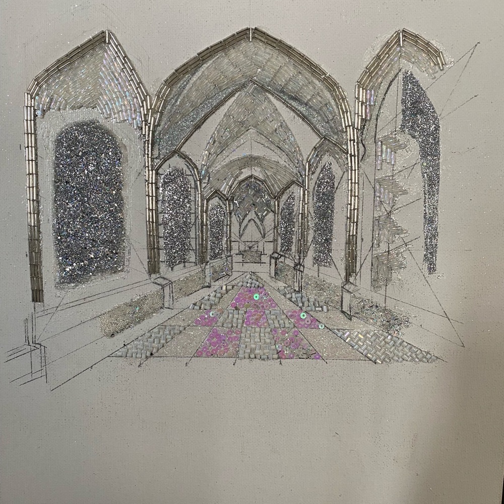 Handmade Castle Hallway Portrait